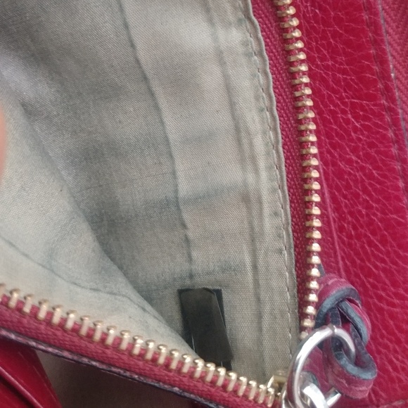 Chloe continental lily bow bordeaux leather wallet - Picture 7 of 8